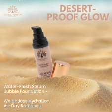 Тональная основа Global Fashion, Serum Bubble Foundation, BF041, Warm Beige