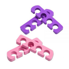 Finger spacers, assorted colors, 1 pair