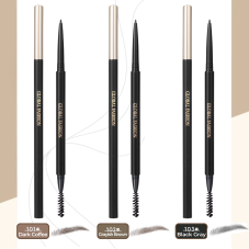 Waterproof eyebrow pencil with very fine texture Global Fashion, GF38018, #103 Black Gray Waterproof eyebrow pencil with very fine texture Global Fashion, GF38018, #103 Black Gray