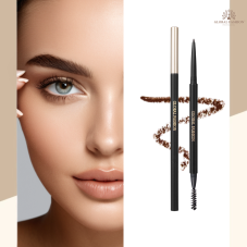 Waterproof eyebrow pencil with very fine texture Global Fashion, GF38018, #103 Black Gray Waterproof eyebrow pencil with very fine texture Global Fashion, GF38018, #103 Black Gray
