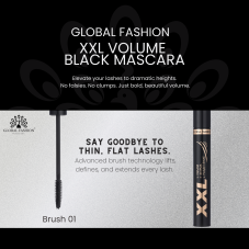 Mascara pentru gene XXL Global Fashion, GF38001, #01 Mascara pentru gene XXL Global Fashion, GF38001, #01