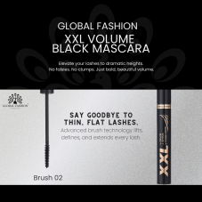 Global Fashion Mascara XXL, GF38001, #02 Global Fashion Mascara XXL, GF38001, #02