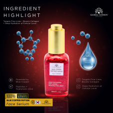 Moisturising Serum with Peptides, Global Fashion, Blue Copper Peptides Serum, 50 ml