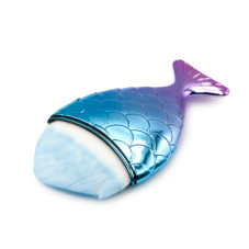 Fish Brush Mini Turquoise Pink
