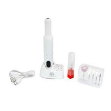 Global Fashion pen with stand, 0.5W, 18k rpm, GM3, white