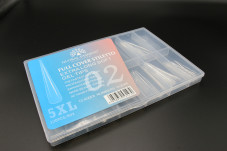 Гелеві типси 5XL екстрадовгі, стилет, 120 шт, 12 розмірів, №02