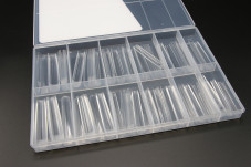 Гелеві типси 5XL екстрадовгі, квадрат, 120 шт, 12 розмірів, №03