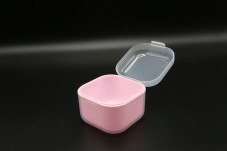 Sterilization Box for Manicure Bits, Light Pink