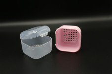 Sterilization Box for Manicure Bits, Light Pink
