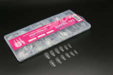 Gel nail tips for nail extension, "medium almond" shape, 600 pcs