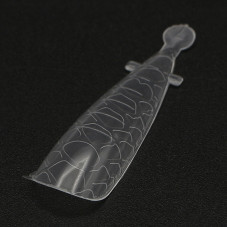 Top molds plastic 120 pcs, almond, snake print Top molds plastic 120 pcs, almond, snake print