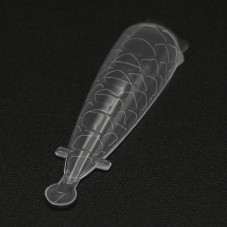 Top molds plastic 120 pcs, almond, snake print Top molds plastic 120 pcs, almond, snake print