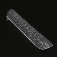 Top molds plastic 120 pcs, wide square, snake print Top molds plastic 120 pcs, wide square, snake print