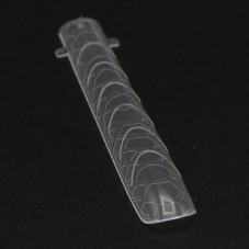 Top molds plastic 120 pcs, narrow square, snake print Top molds plastic 120 pcs, narrow square, snake print