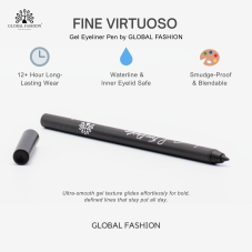 Gel eyeliner pencil, Global Fashion, 01, black Gel eyeliner pencil, Global Fashion, 01, black
