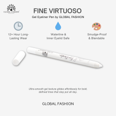 Gel eyeliner pencil, Global Fashion, 08, white Gel eyeliner pencil, Global Fashion, 08, white