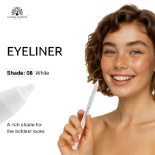 Gel eyeliner pencil, Global Fashion, 08, white Gel eyeliner pencil, Global Fashion, 08, white