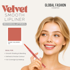 Creion-gel de buze, Global Fashion, velvet smooth lipliner, 03 Creion-gel de buze, Global Fashion, velvet smooth lipliner, 03