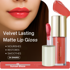 Стойкий, матовый блеск для губ Velvet lasting matte long lasting  lip gloss, Global Fashion, GF38006 #111