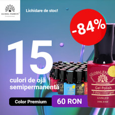 Semi-permanent nail polish Set  Color15 ml, 15 PCs, stock clearance