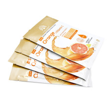 Маска для лица Global Fashion, Апельсин + витамин C, супер осветляющая и увлажняющая, 25 мл, 10 шт