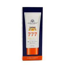 Солнцезащитный крем, Global Fashion, SPF60+ PA+++, 50gr