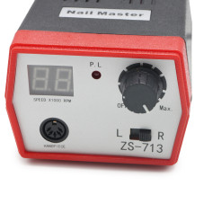 Nail Master manicure and pedicure machine 45000 vol. 65W, ZS-713 black Nail Master manicure and pedicure machine 45000 vol. 65W, ZS-713 black