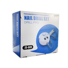 Freza profesionala ZS-605, Pila electrica unghii, 65W, 35000 rpm, culoare roz