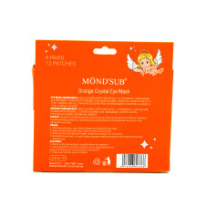 Mond'Sub Under-Eye Mask, Orange Crystal, 12 pieces