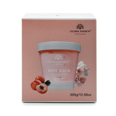 Скраб для тела, Global Fashion, Body Scrub, Peach & Cherry Blossoms, 300g