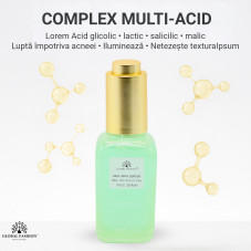 Ser Peeling cu acizi AHA+BHA, Global Fashion,  Aha+Bha Serum Peeling Solution Face Serum, 50 ml Ser Peeling cu acizi AHA+BHA, Global Fashion,  Aha+Bha Serum Peeling Solution Face Serum, 50 ml