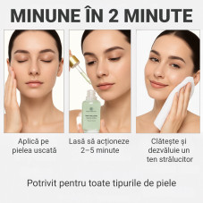 Ser Peeling cu acizi AHA+BHA, Global Fashion,  Aha+Bha Serum Peeling Solution Face Serum, 50 ml Ser Peeling cu acizi AHA+BHA, Global Fashion,  Aha+Bha Serum Peeling Solution Face Serum, 50 ml