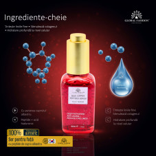 Ser hidratant cu peptide, Global Fashion, Blue Copper Peptides Serum, 50 ml