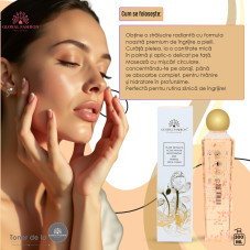 Tonic cu extracte din plante, peptide active, hidratare și fermitate, Global Fashion, Petal Toner Tonic cu extracte din plante, peptide active, hidratare și fermitate, Global Fashion, Petal Toner