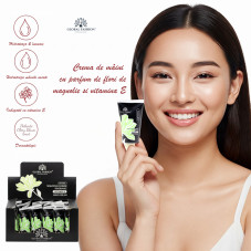 Cremă hidratantă pentru mâini cu vitamina E, Global Fashion, cu parfum de floare de magnolie, 30 g Cremă hidratantă pentru mâini cu vitamina E, Global Fashion, cu parfum de floare de magnolie, 30 g