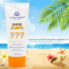 Cremă de protecție solară, Global Fashion, SPF 90+ PA+++, 50 g
