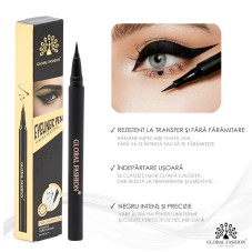 Eyeliner Global Fashion, Negru