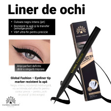 Eyeliner Global Fashion, Negru