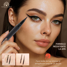 Eyeliner Global Fashion, Negru