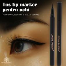 Eyeliner Global Fashion, Negru