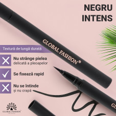 Eyeliner Global Fashion, Negru