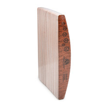 Пилочка для ногтей с линейкой, 220/240, rose