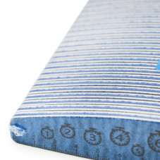 Пилочка для ногтей с линейкой, 150/150, blue