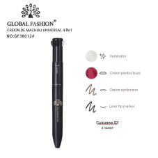 Creion de machiaj 4 în 1 Global Fashion, GF38012 #03