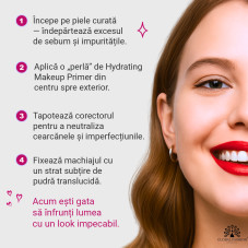 Primer de față Global Fashion, hidratant, Hydrating Makeup Primer Milk, GF 2069, 40 g