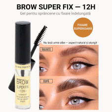 Gel fixator pentru sprâncene Brow SuperFix 12H