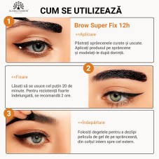 Gel fixator pentru sprâncene Brow SuperFix 12H