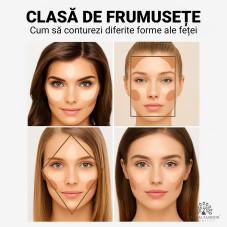 Stick duo 2în1 pentru față, corector + concealer, Global Fashion, GC01