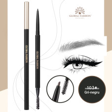 Creion de sprâncene rezistent la apă cu textură foarte fină, Global Fashion, GF38018, #103 Black Gray