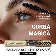 Mascara pentru gene Magic Curl Global Fashion, GF38015, #01